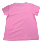 Liu Jo T-Shirt Girocollo Tinta Unita con Brillantini per Bambina KA5021XXJ ROSA LIU JO 