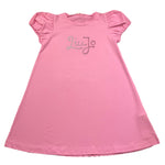 Liu Jo Abito Tinta Unita con Brillantini per Bambina KA5037X ROSA LIU JO 