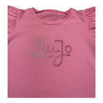 Liu Jo Abito Tinta Unita con Brillantini per Bambina KA5037X ROSA LIU JO 