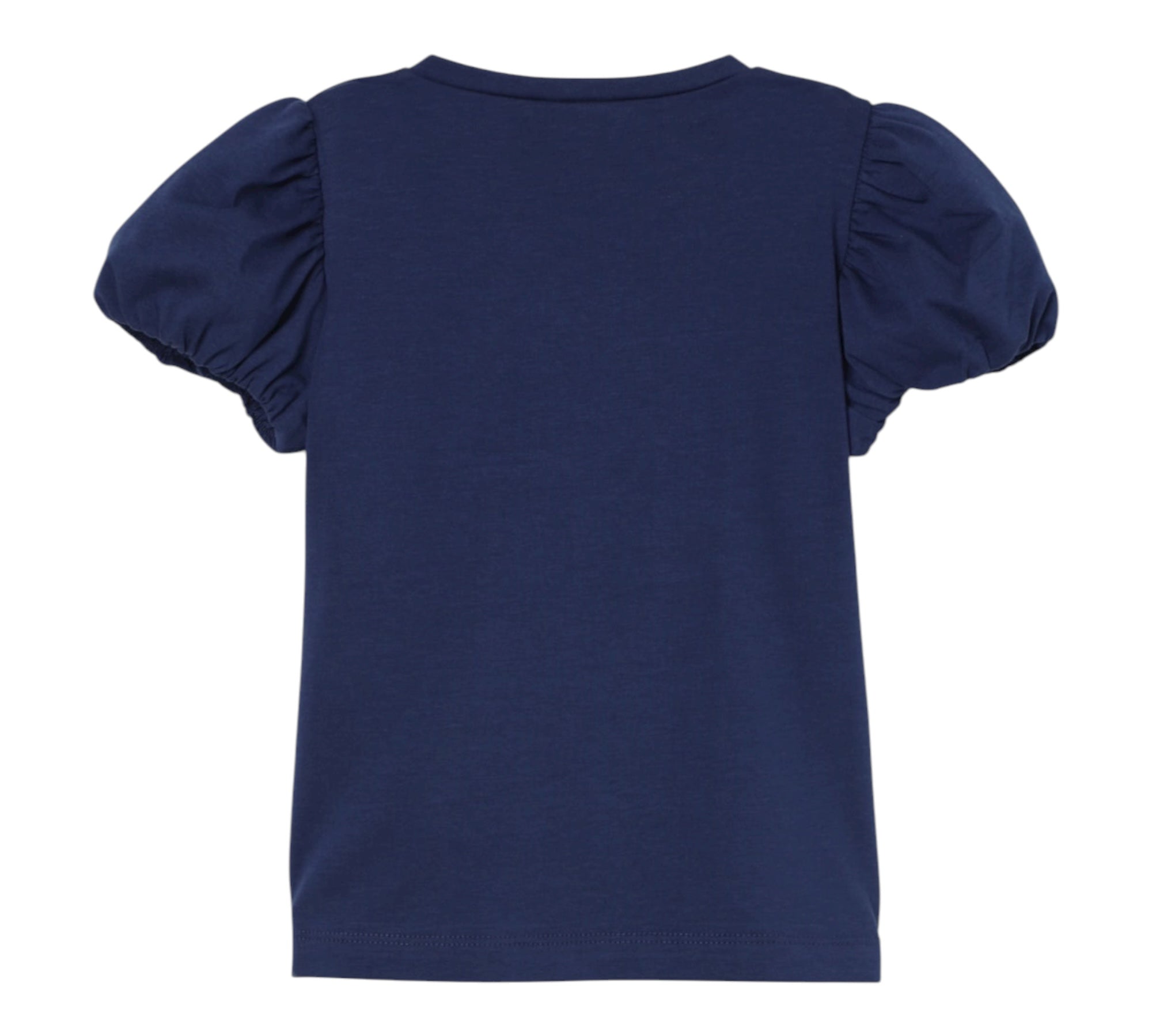 Liu Jo T-Shirt Girocollo Tinta Unita con Stampa per Neonata KA5041NX BLU LIU JO 