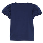 Liu Jo T-Shirt Girocollo Tinta Unita con Stampa per Bambina KA5041X BLU LIU JO 