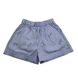 Liu Jo Short Tinta Unita con Fantasia A Righe per Bambina KA5051X AZZURRO LIU JO 
