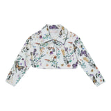 Liu Jo Giubbino Tinta Unita Stampa Fantasia Floreale per Bambina KA5059XX BIANCO LIU JO 
