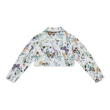 Liu Jo Giubbino Tinta Unita Stampa Fantasia Floreale per Bambina KA5059XX BIANCO LIU JO 
