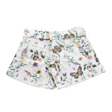 Liu Jo Short Tinta Unita con Stampa Fiori per Neonata KA5060XN BIANCO LIU JO 