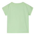 Liu Jo T-Shirt Girocollo Tinta Unita con Stampa per Bambina KA5081JXX VERDE LIU JO 