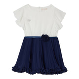 Liu Jo Abito Bicolore Mezza Manica Velato per Neonata KA5133 BIANCO/BLU LIU JO 