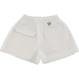 Liu Jo Short Tinta Unita con Elastico In Vita per Bambina KA5143X BIANCO LIU JO 