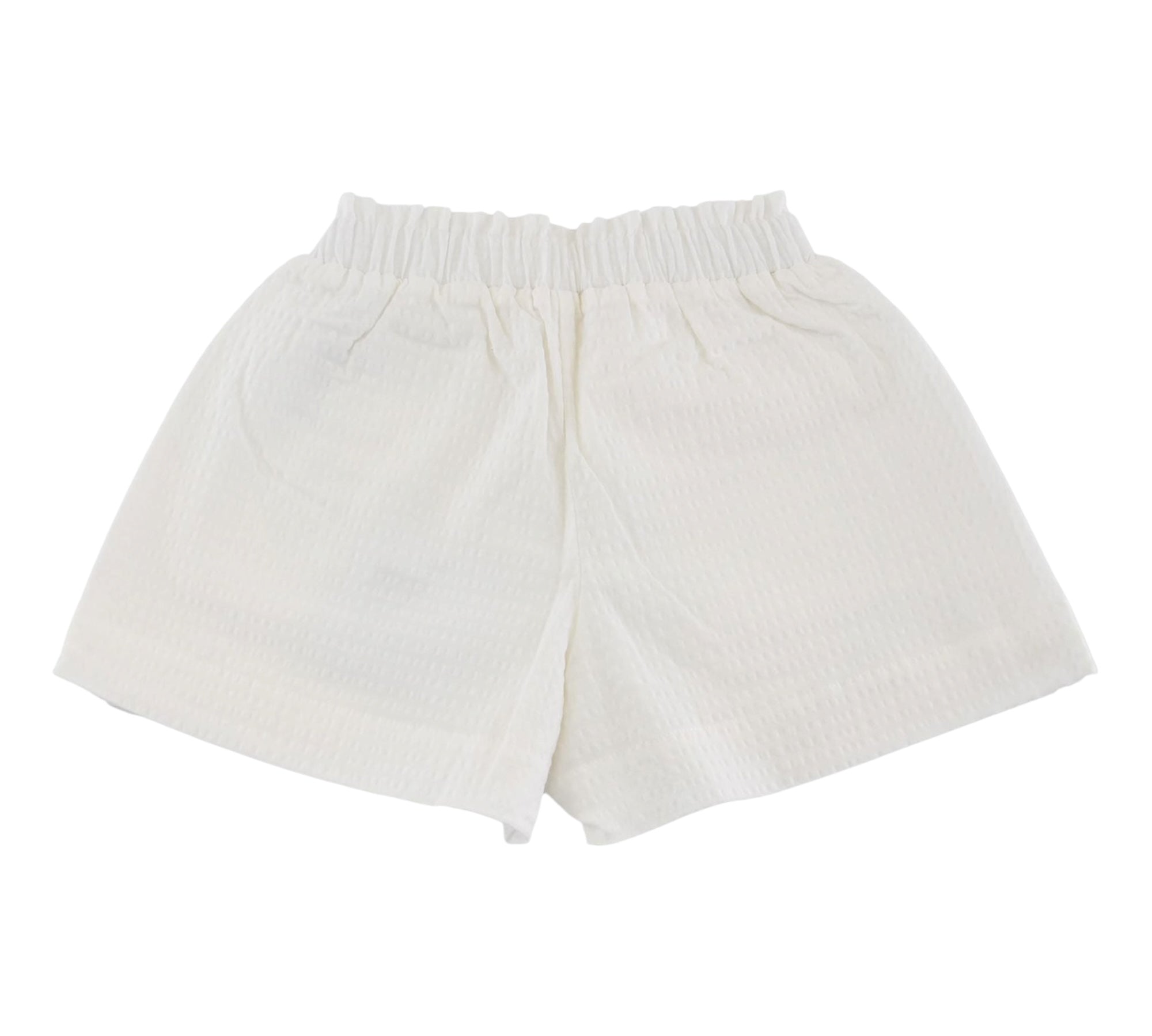 Liu Jo Short Tinta Unita con Elastico In Vita per Bambina KA5143X BIANCO LIU JO 