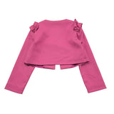 Liu Jo Coprispalle Tinta Unita con Balze per Bambina KF3090 VIOLA LIU JO 