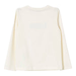Liu Jo Shirt Tinta Unita Girocollo con Brillantini per Bambina KF4069 PANNA LIU JO 