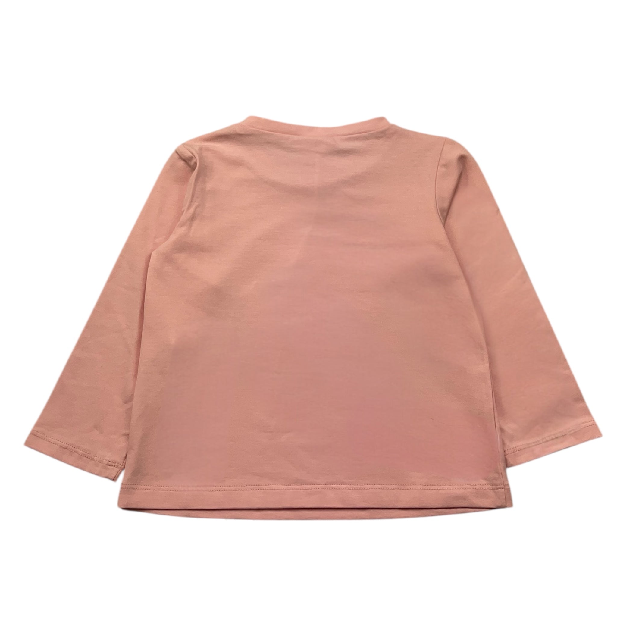 Liu Jo Shirt Tinta Unita Girocollo con Brillantini per Neonata KF4069X ROSA LIU JO 