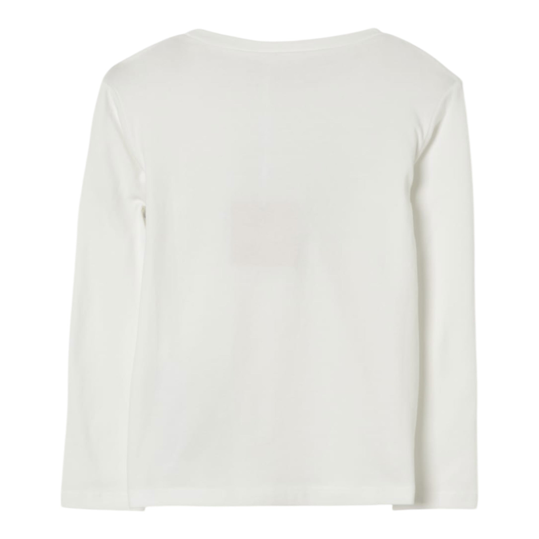 Liu Jo Shirt Girocollo tinta unita con Brillantini Bianco per Neonata KF5090N BIANCO LIU JO 