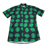 Louis Dieudonne' Camicia Tinta Unita Mezza Manica con Fantasia per Bambino LD01 NERO/VERDE LOUIS DIEUDONNE' 
