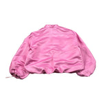 Lu Lu By Miss Grant Giubbino Tinta Unita con Zip per Bambina KLL3654 ROSA LU LU BY MISS GRANT 