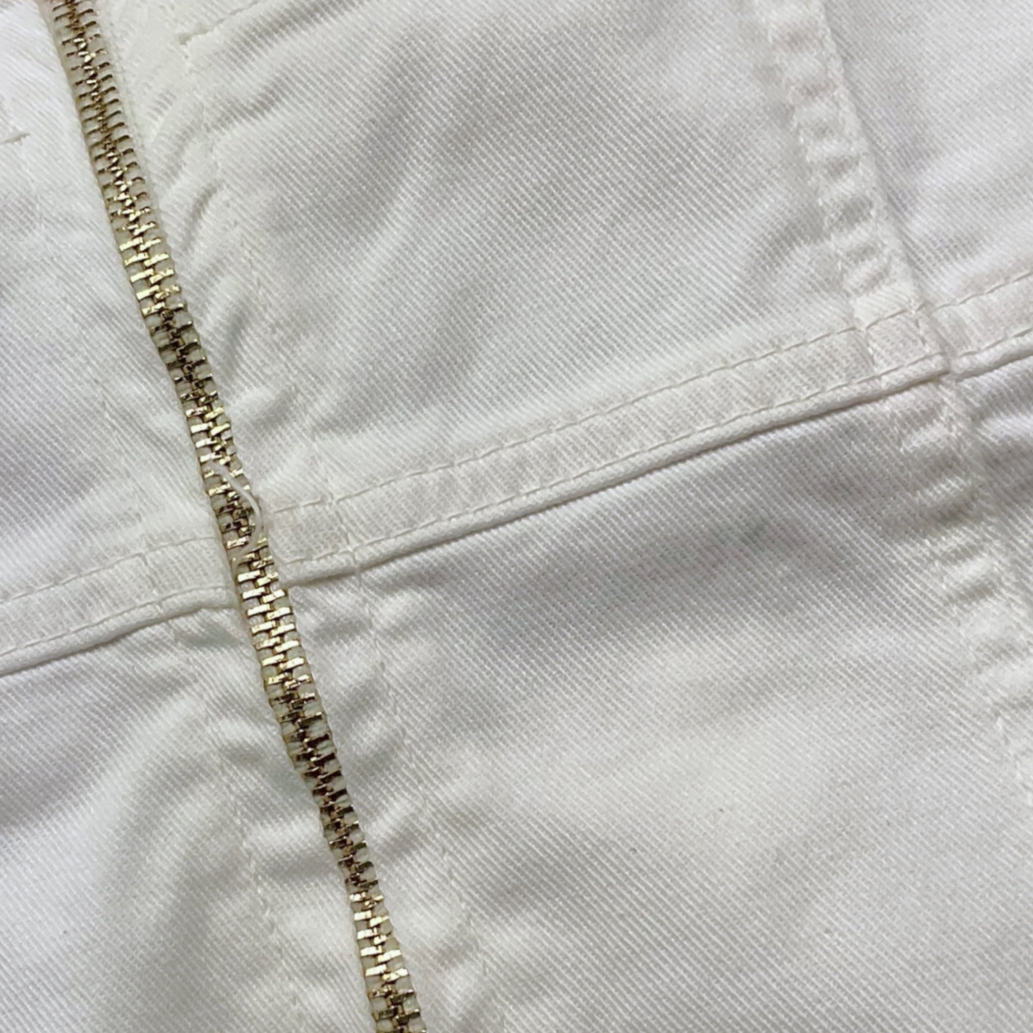 Lu Lu By Miss Grant Top Tinta Unita con Zip per Bambina LL3390 BIANCO LU LU BY MISS GRANT 