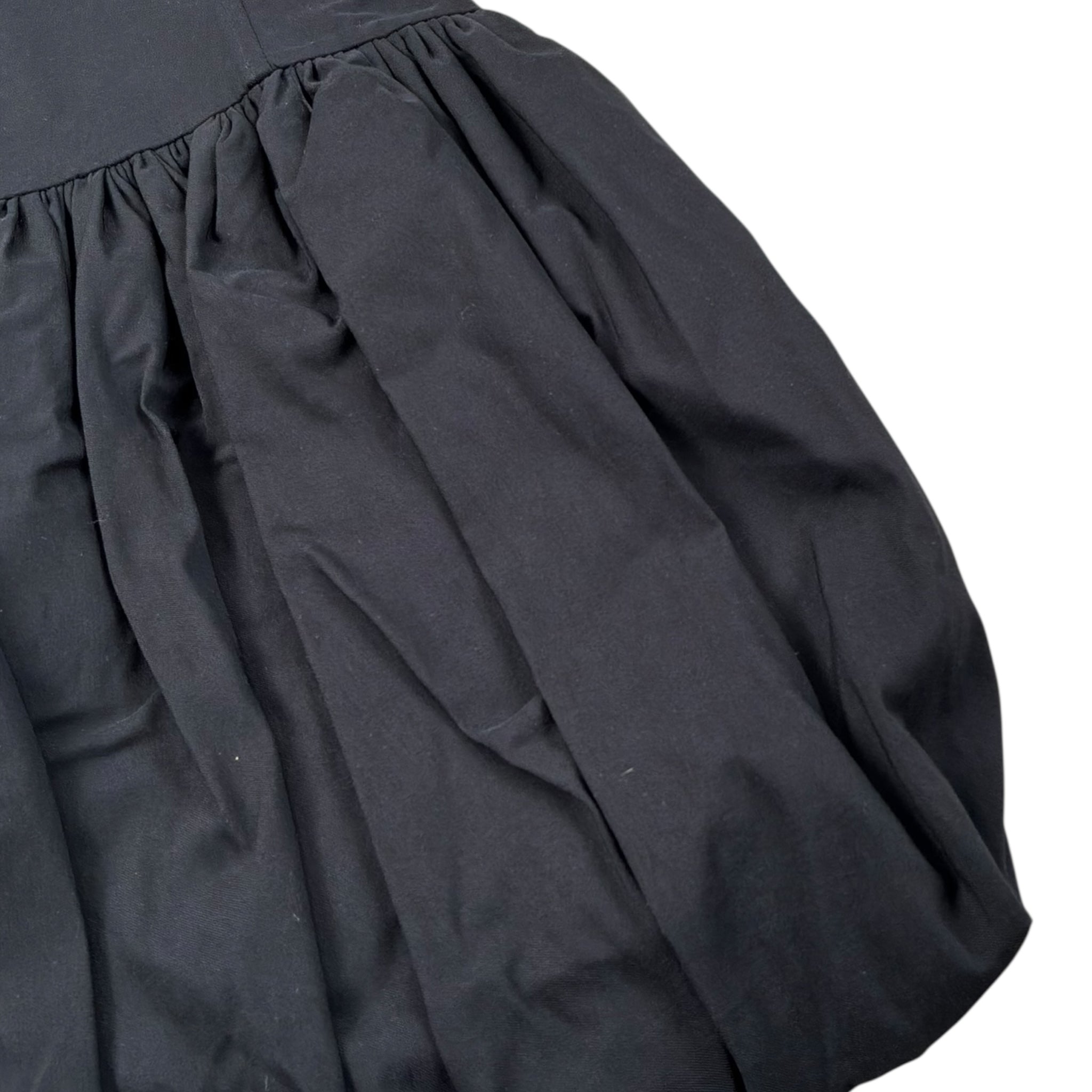 Lu Lu By Miss Grant Abito Tinta Unita per Bambina LL3400 NERO LU LU BY MISS GRANT 