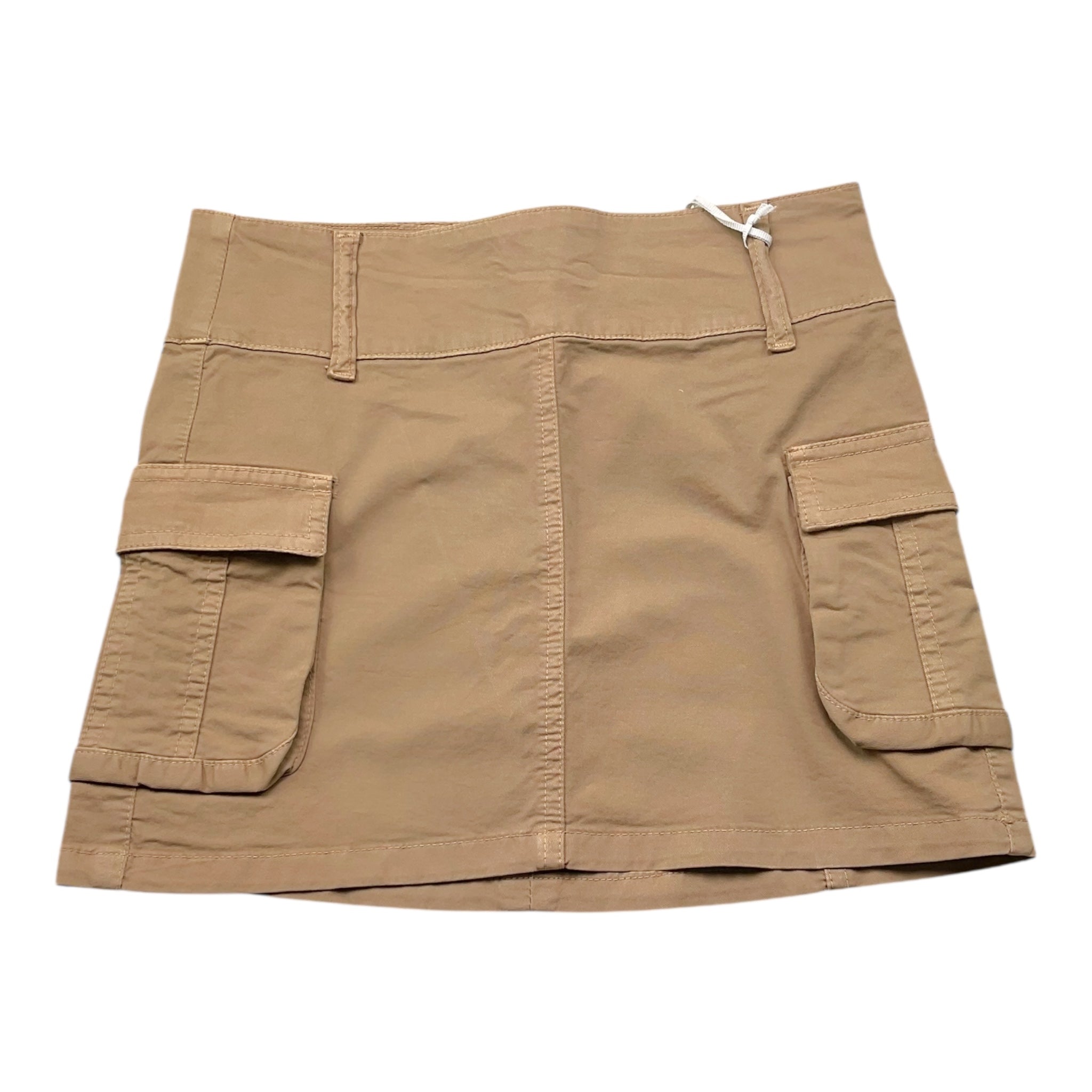 Lu Lu By Miss Grant Gonna Tinta Unita con Zip per Bambina LL3407 SABBIA LU LU BY MISS GRANT 