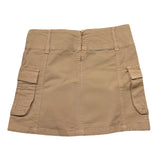 Lu Lu By Miss Grant Gonna Tinta Unita con Zip per Bambina LL3407 SABBIA LU LU BY MISS GRANT 