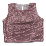 Lu Lu By Miss Grant Canotta Tinta Unita con Paillettes per Bambina LL3477 ROSA LU LU BY MISS GRANT 