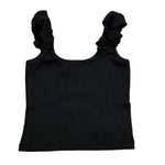 Lu Lu By Miss Grant Top tinta unita A Bretelle Nero per Bambina LL3501 NERO LU LU BY MISS GRANT 