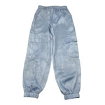 Lu Lu By Miss Grant Pantalone Tinta Unita con Elastico In Vita per Bambina LL3527 AZZURRO LU LU BY MISS GRANT 