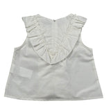 M+E' Camicia Giromanica tinta unita Bianco per Bambina UE0895 BIANCO M+E' 