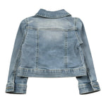 M+E' Giubbino In Denim Tinta Unita per Bambina UE1690 AZZURRO M+E' 