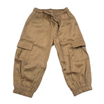 M+E' Pantalone tinta unita Modello Cargo Cammello per Neonata UE1767X CAMMELLO M+E' 