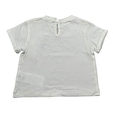 M+E' T-Shirt Girocollo tinta unita con Brillantini Panna per Neonata UE1817N PANNA M+E' 