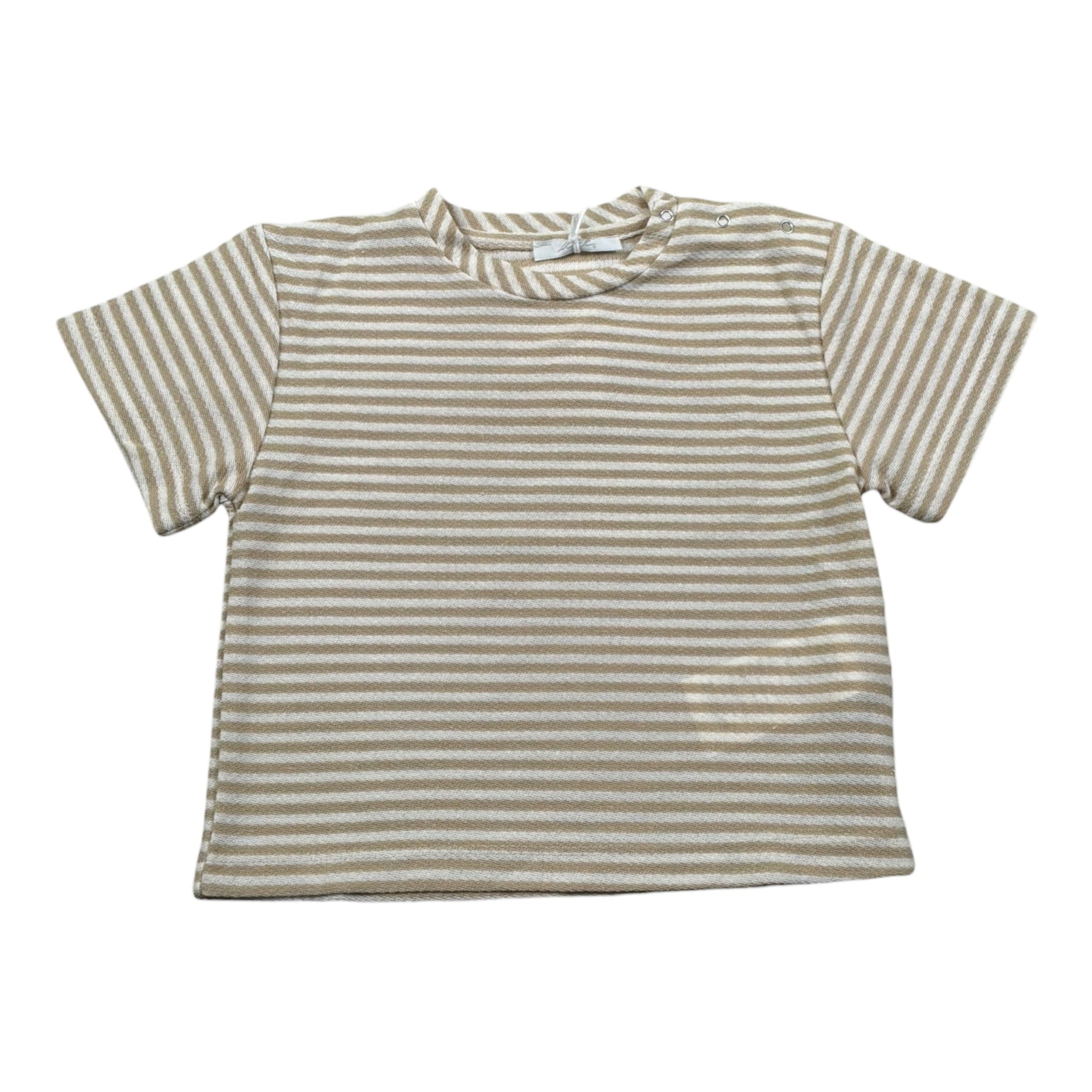 M+E' T-Shirt Fantasia A Irghe Sabbia per Neonato UEM0510N SABBIA M+E' 