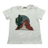 M+E' T-Shirt Girocollo tinta unita Panna per Bambino UEM0516 PANNA M+E' 