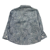 M+E' Camicia Manica Lunga Tinta Unita per Bambino UEM0529 AZZURRO M+E' 