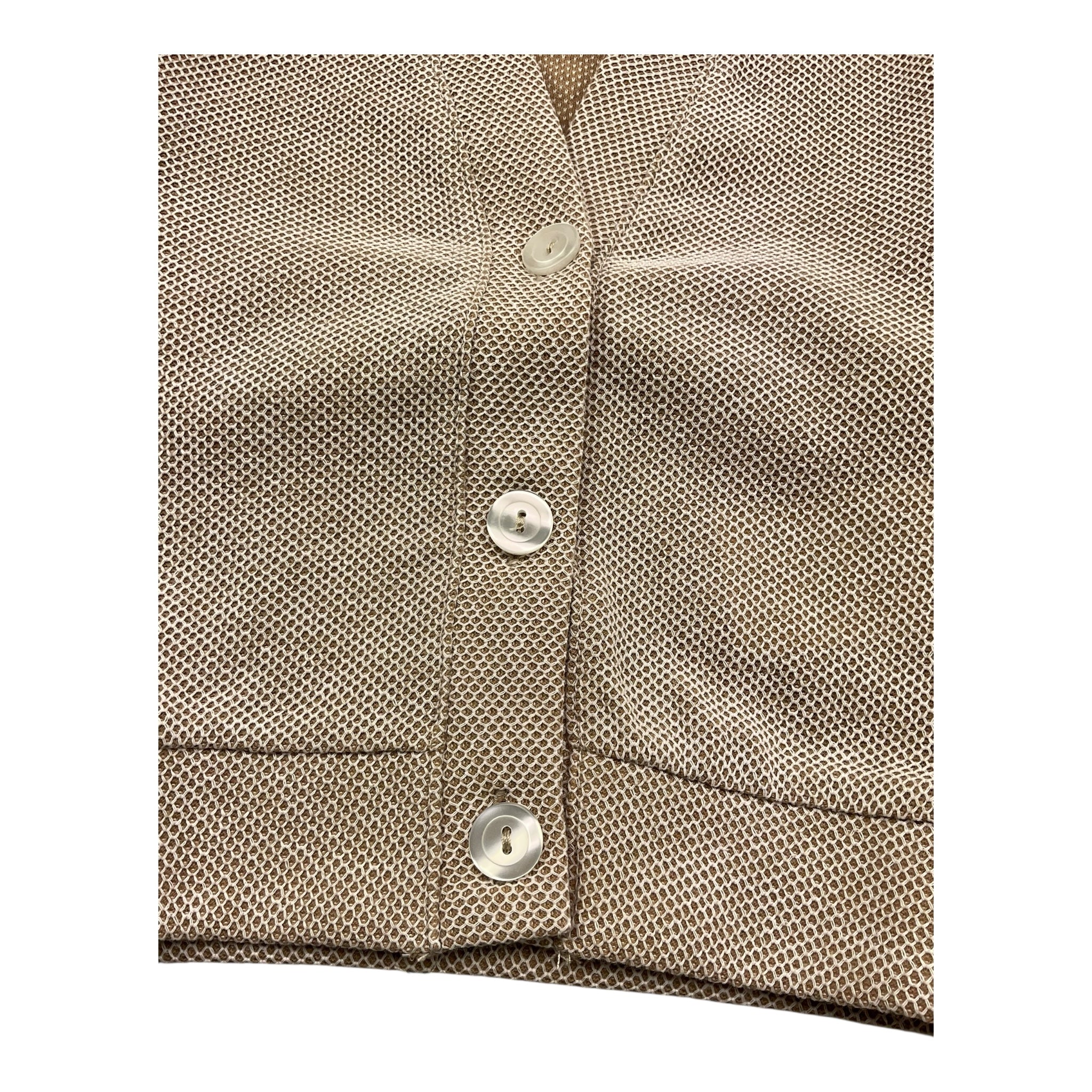 M+E' Cardigan Tinta Unita Scollo A V per Neonato UEM0574N BEIGE M+E' 