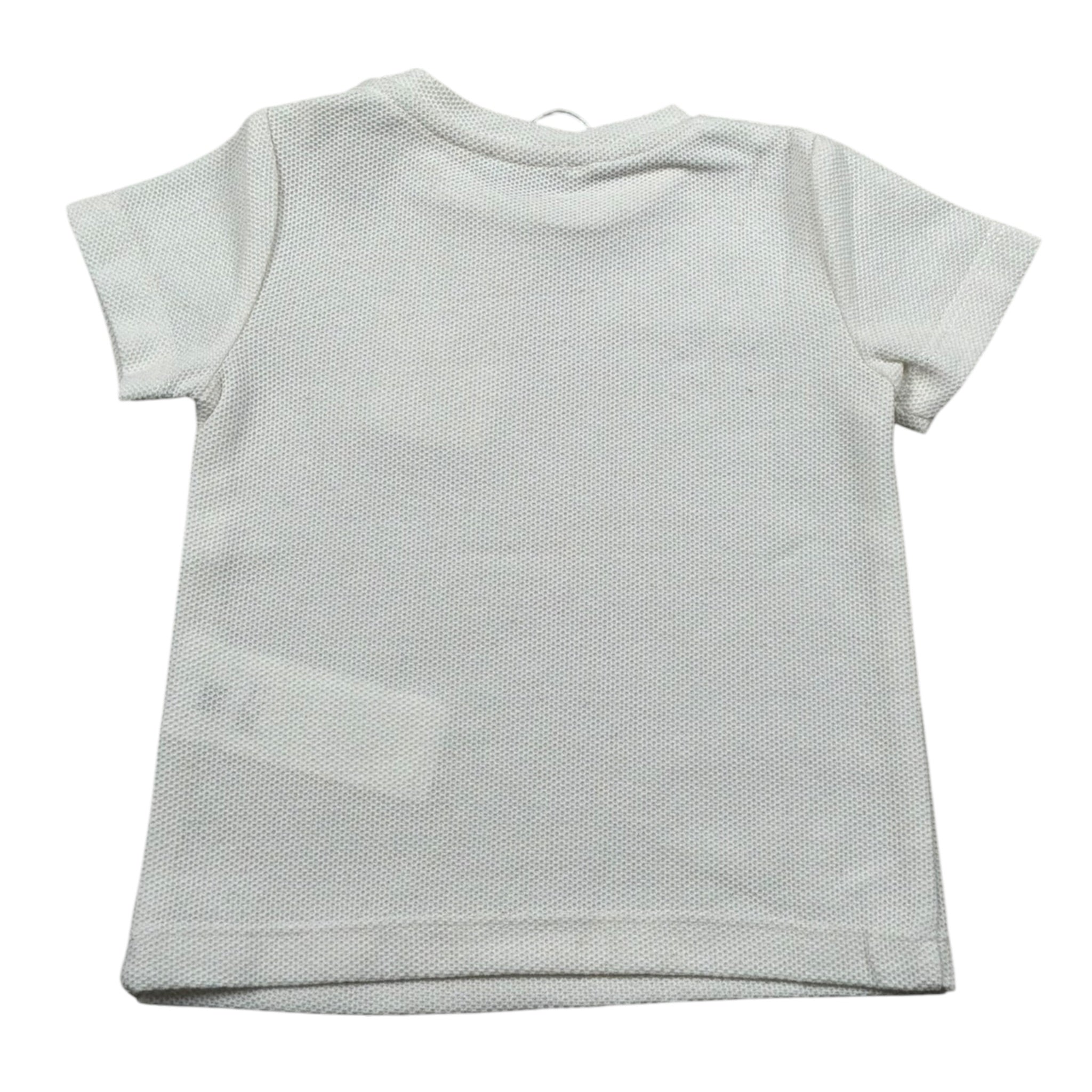 M+E' T-Shirt Girocollo tinta unita Panna per Neonato UEM0575 PANNA M+E' 