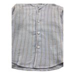 M+E' Camicia Manica Lunga Tinta Unita per Bambino UEM0580J AZZURRO M+E' 