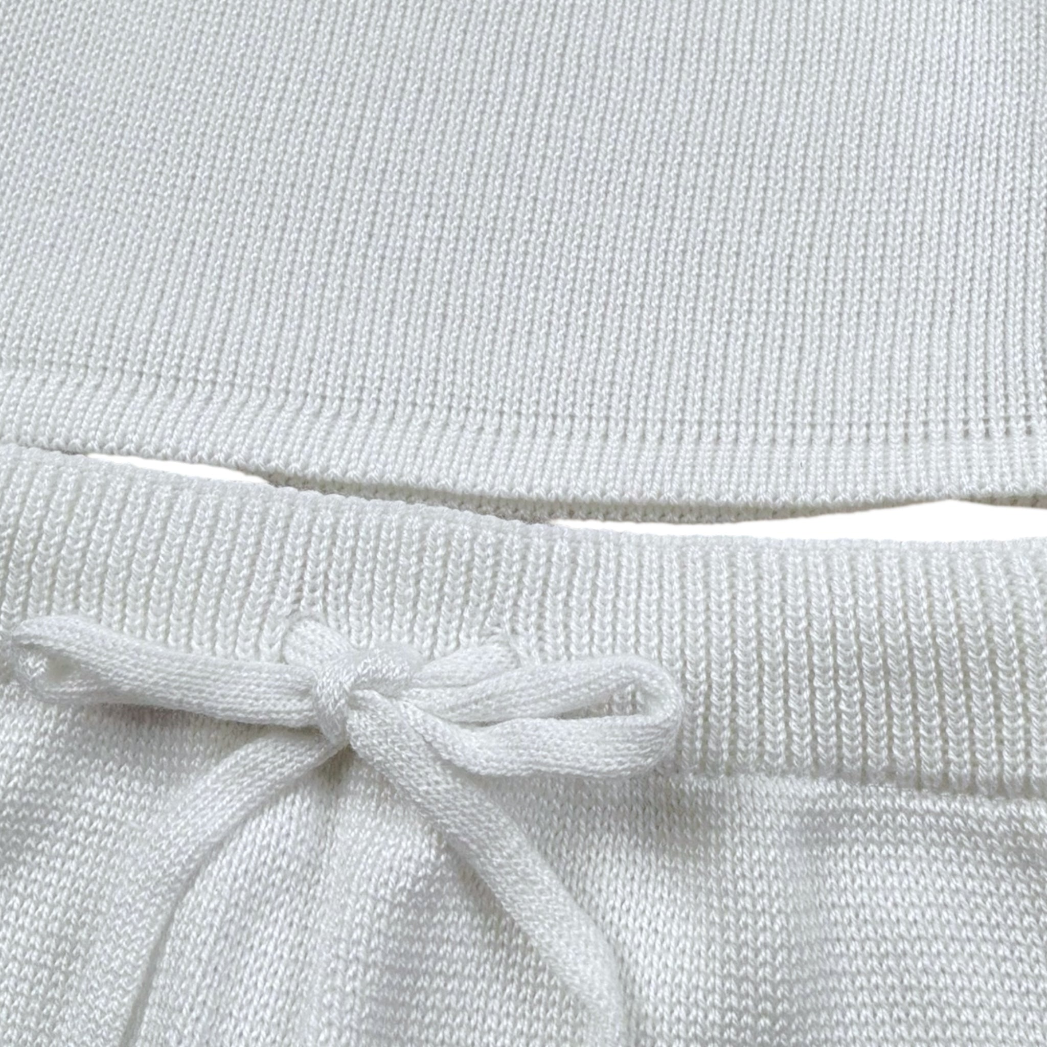 Mac Ilusio'N Completo 3 Pezzi Maglia-Pantalone-Cappello per Neonato BAS05V25 BIANCO MAC ILUSIO'N 