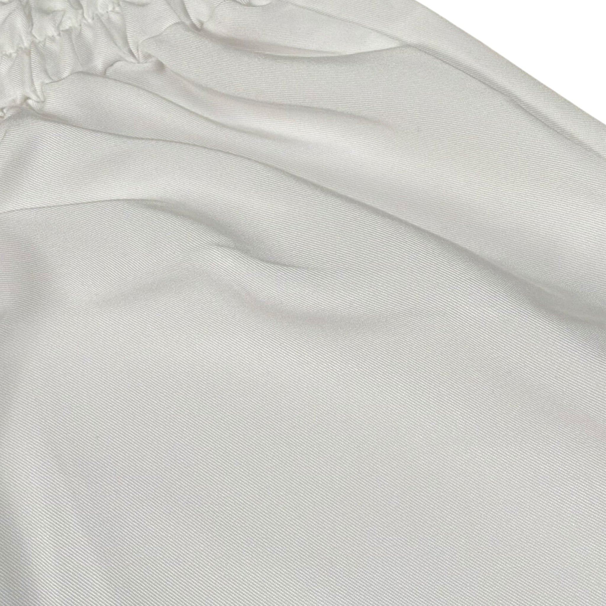Magil Pantalone Tinta Unita Modello A Palazzo per Bambina FN25018 BIANCO MAGIL 