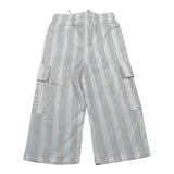 Magil Pantalone Bicolore Fantasia A Righe per Neonata HM25001N BIANCO/BEIGE MAGIL 
