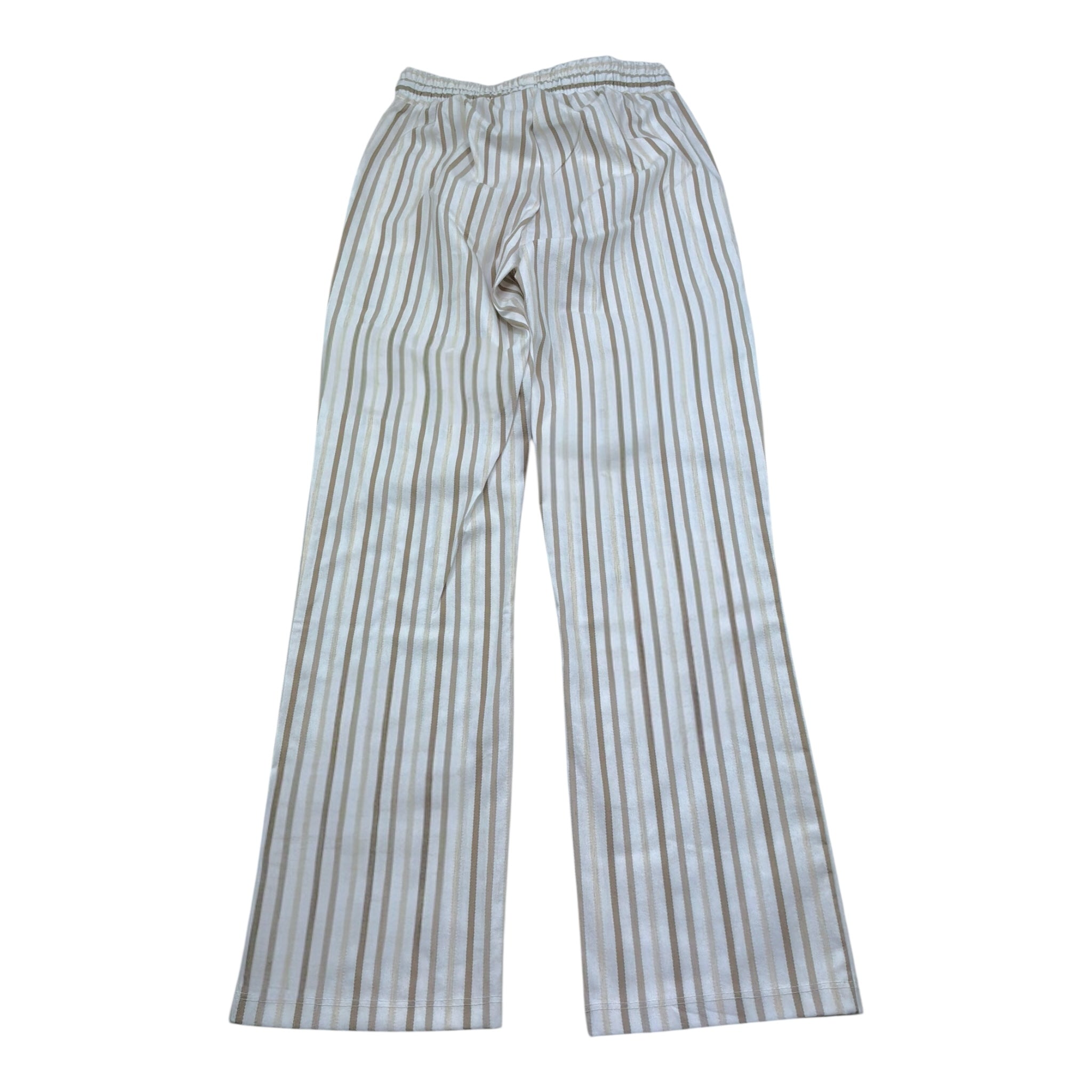 Mai'S Kids Pantalone Tinta Unita con Fantasia A Righe per Bambino 2504 BIANCO MAI'S KIDS 