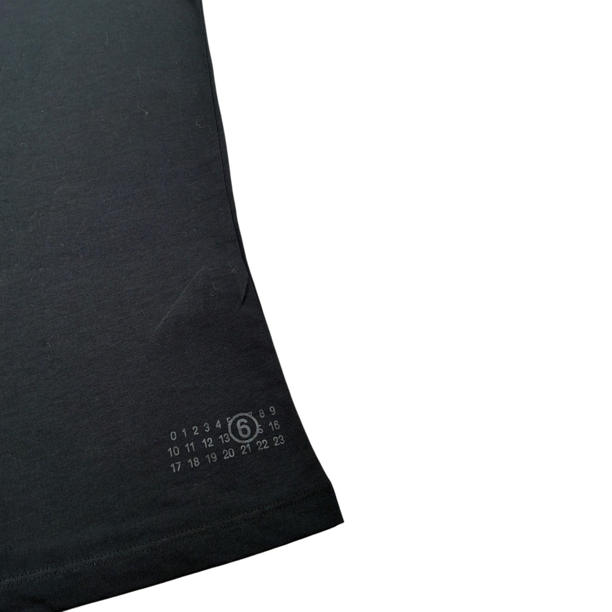 Maison Margiela T-Shirt Girocollo tinta unita Nero per Bambino M60899 NERO MAISON MARGIELA 
