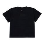 Maison Margiela T-Shirt Girocollo tinta unita con Logo Nero per Bambino M60906 NERO MAISON MARGIELA 