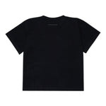 Maison Margiela T-Shirt Girocollo tinta unita con Logo Nero per Bambino M60906 NERO MAISON MARGIELA 