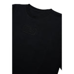 Maison Margiela T-Shirt Girocollo tinta unita con Logo Nero per Bambino M60906 NERO MAISON MARGIELA 