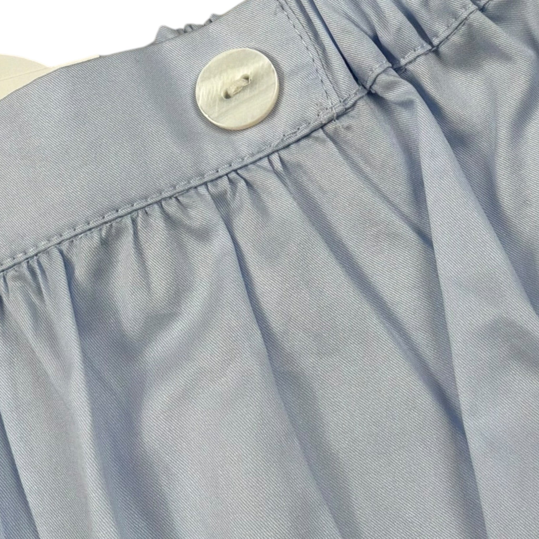 Malvi & Co Bermuda tinta unita con Elastico In Vita Azzurro per Neonato S23N154CUCF AZZURRO MALVI & CO 
