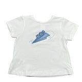 Malvi & Co T-Shirt Girocollo tinta unita con Stampa Bianco per Neonato S25N139CAJJ BIANCO MALVI & CO 