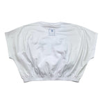Manila Grace T-Shirt Girocollo Tinta Unita con Stampa per Bambina 176TMJS25 BIANCO MANILA GRACE 