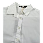 Manila Grace Camicia Manica Lunga Tinta Unita per Bambina MG2636 BIANCO MANILA GRACE 