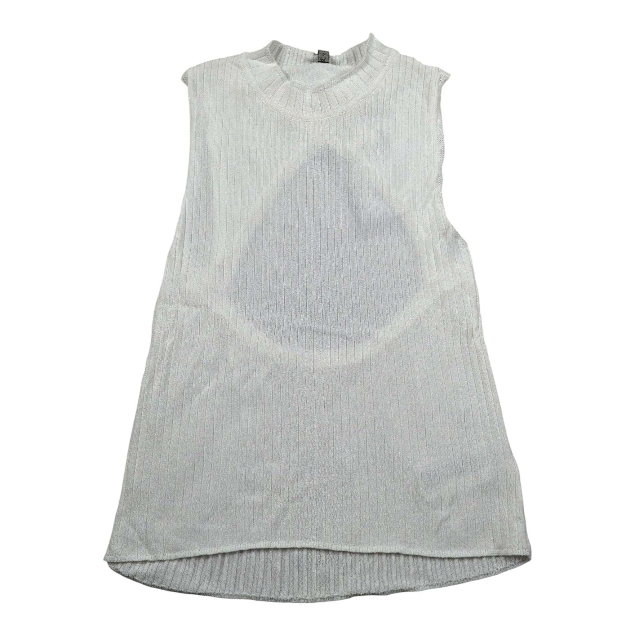 Manila Grace Canotta Tinta Unita con Scollo Posteriore per Bambina MG2677 BIANCO MANILA GRACE 