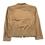 Manila Grace Giacca Tinta Unita con Elastico Logato per Bambina MG2682 CAMMELLO MANILA GRACE 